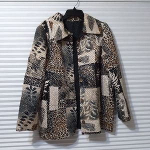 Bala Bala Crinkle Reversible Animal/Safari Print Jacket
